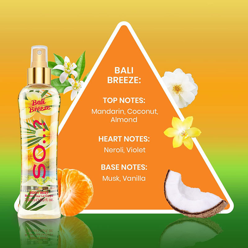 So Fragrance So Bali Breeze Body Mist