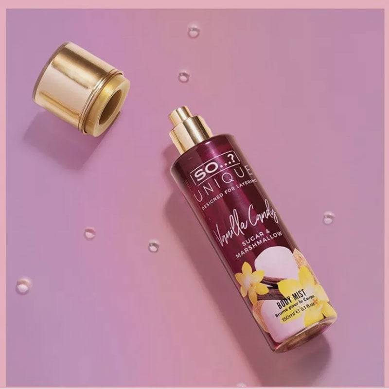 So Fragrance So Unique Vanilla Candy Sugar And Marshmallow Body Mist