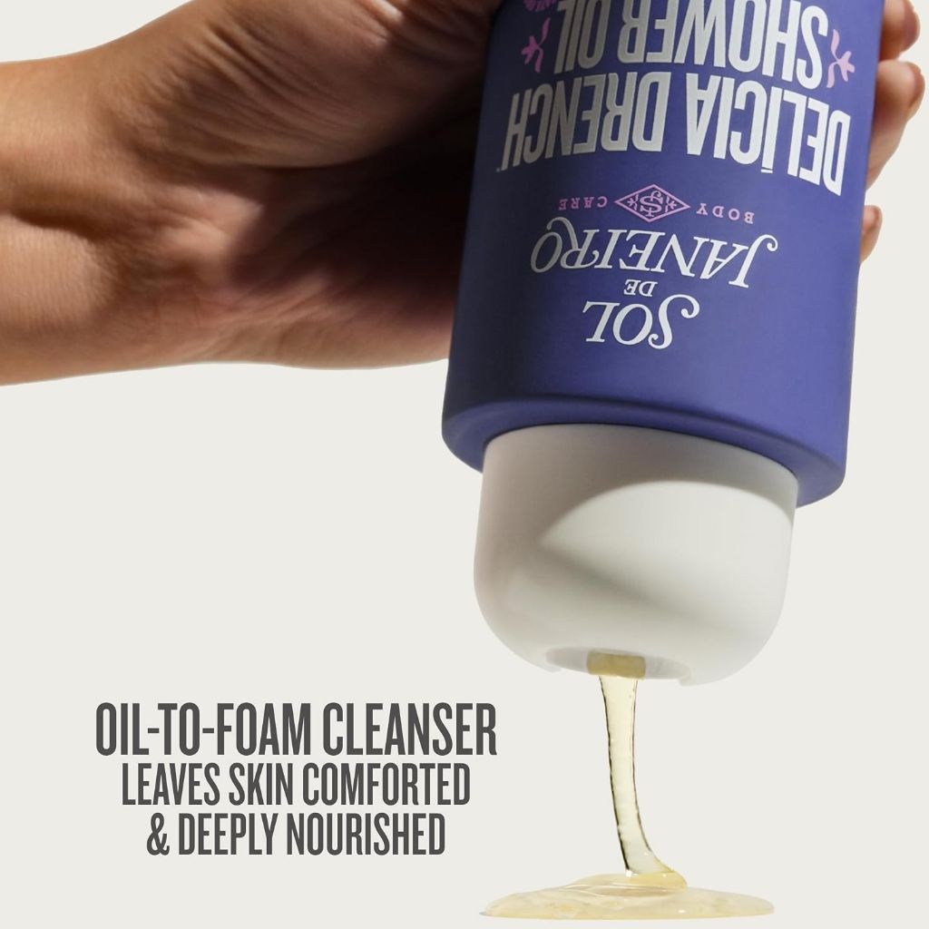 Sol de Janeiro Delicia Drench Shower Oil Nourishing Body Wash bottle人體藝術