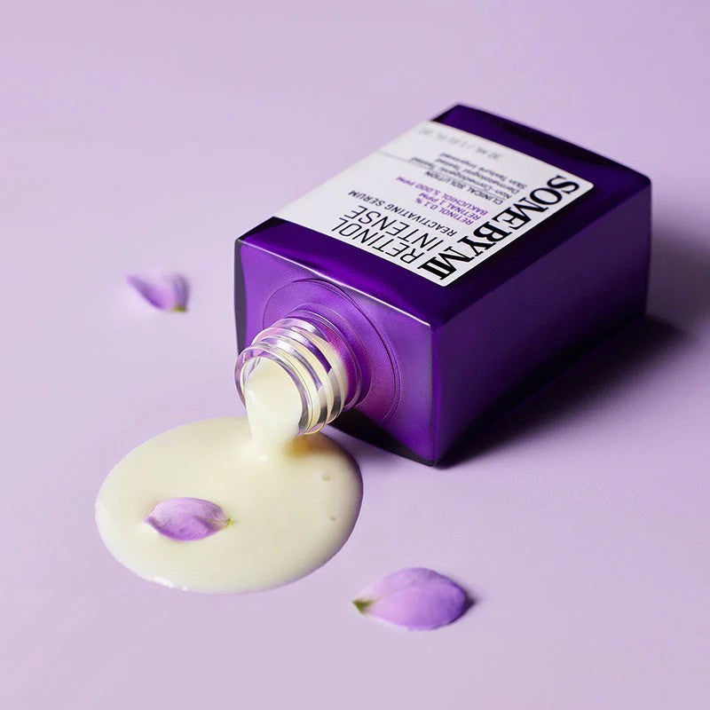 Some By Mi Retinol Intense Reactivating Serum in a 30ml bottle, showcasing the K-Beauty serum with a sleek design and label.