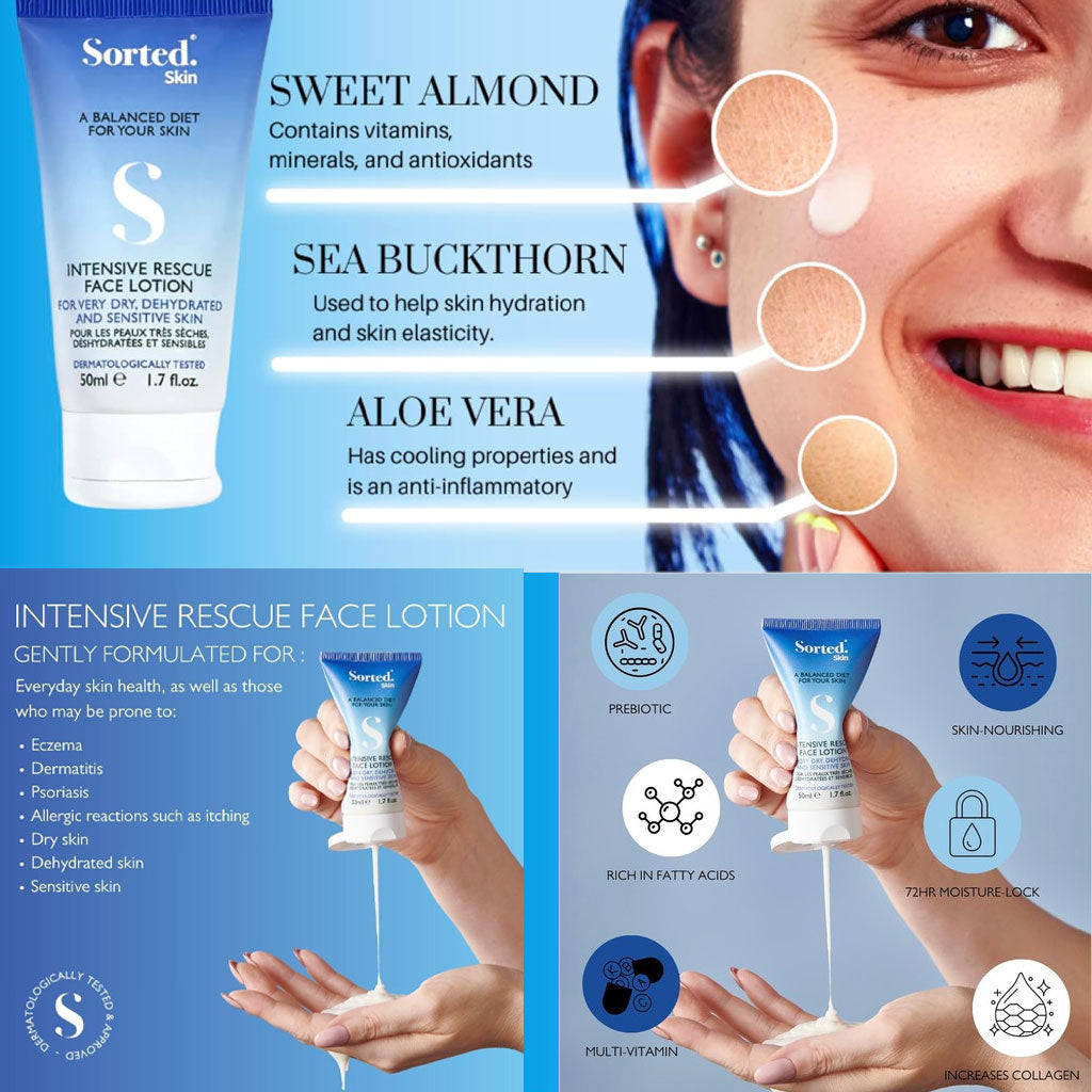 Sorted Skin Intensive Rescue Face Lotion