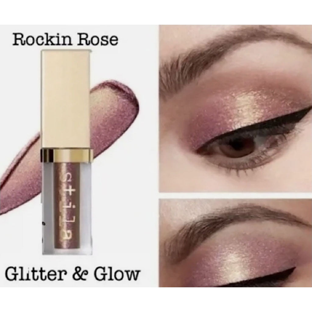Stila Glitter And Glow Liquid Eye Shadow Rockin Rose