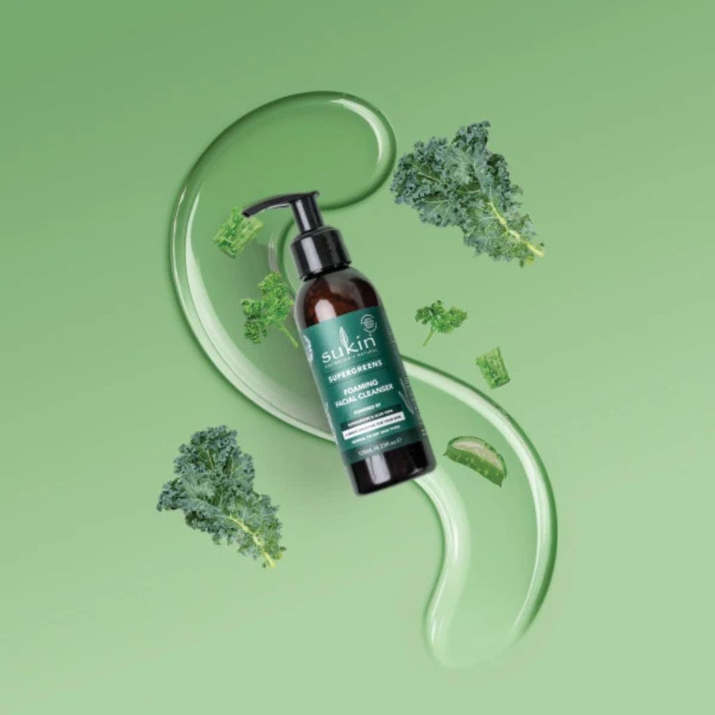 Sukin Australian Natural Skincare Super Greens Foaming Facial Cleanser