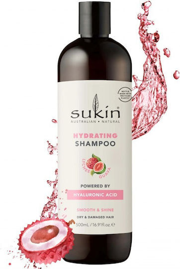 Sukin Smooth And Shine Lychee And Guava Hydrating Shampoo