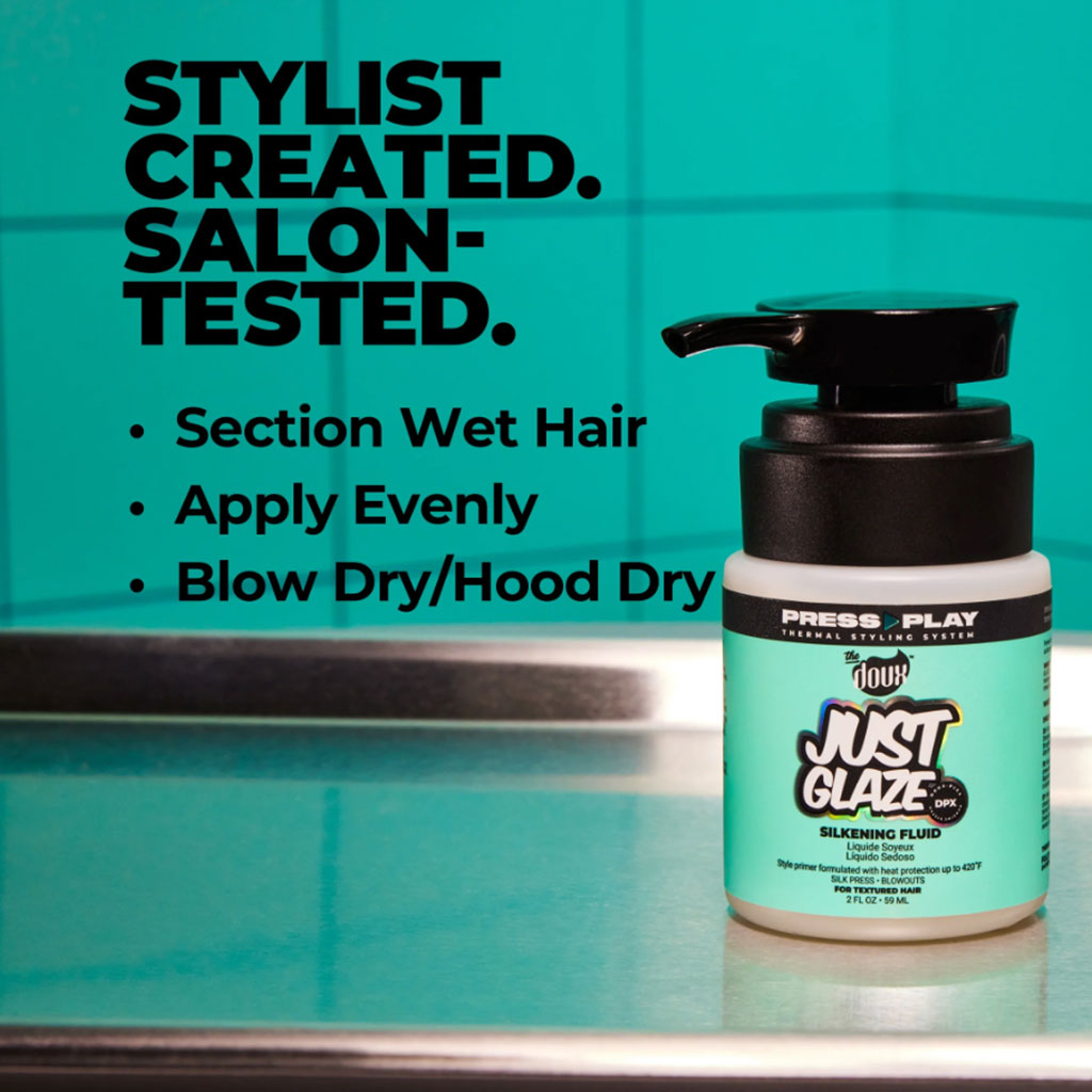 The Doux Just Glaze Silkening Fluid