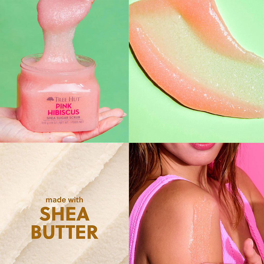 Tree Hut Pink Hibiscus Shea Sugar Scrub