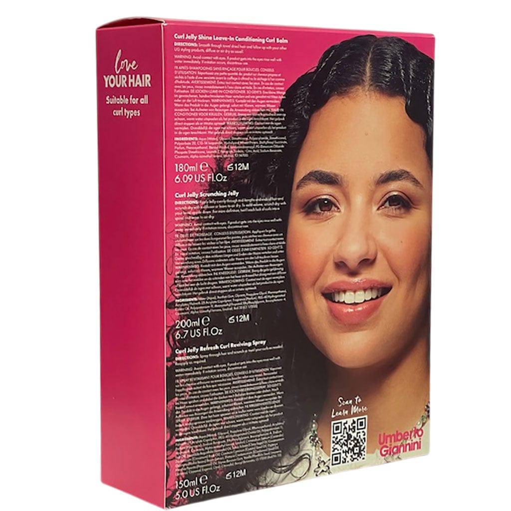 Umberto Giannini Award Winners Curl Jelly Haircare Gift Set