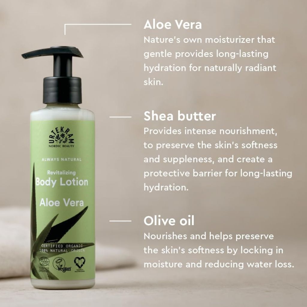 Urtekram Always Natural Aloe Vera Revitalizing Body Lotion