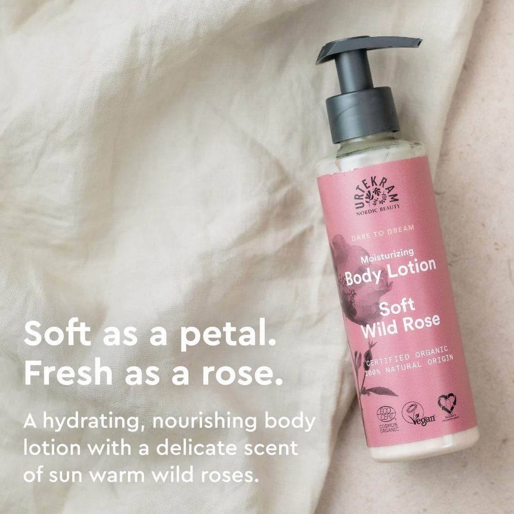 Urtekram Dare To Dream Soft Wild Rose Moisturising Body Lotion