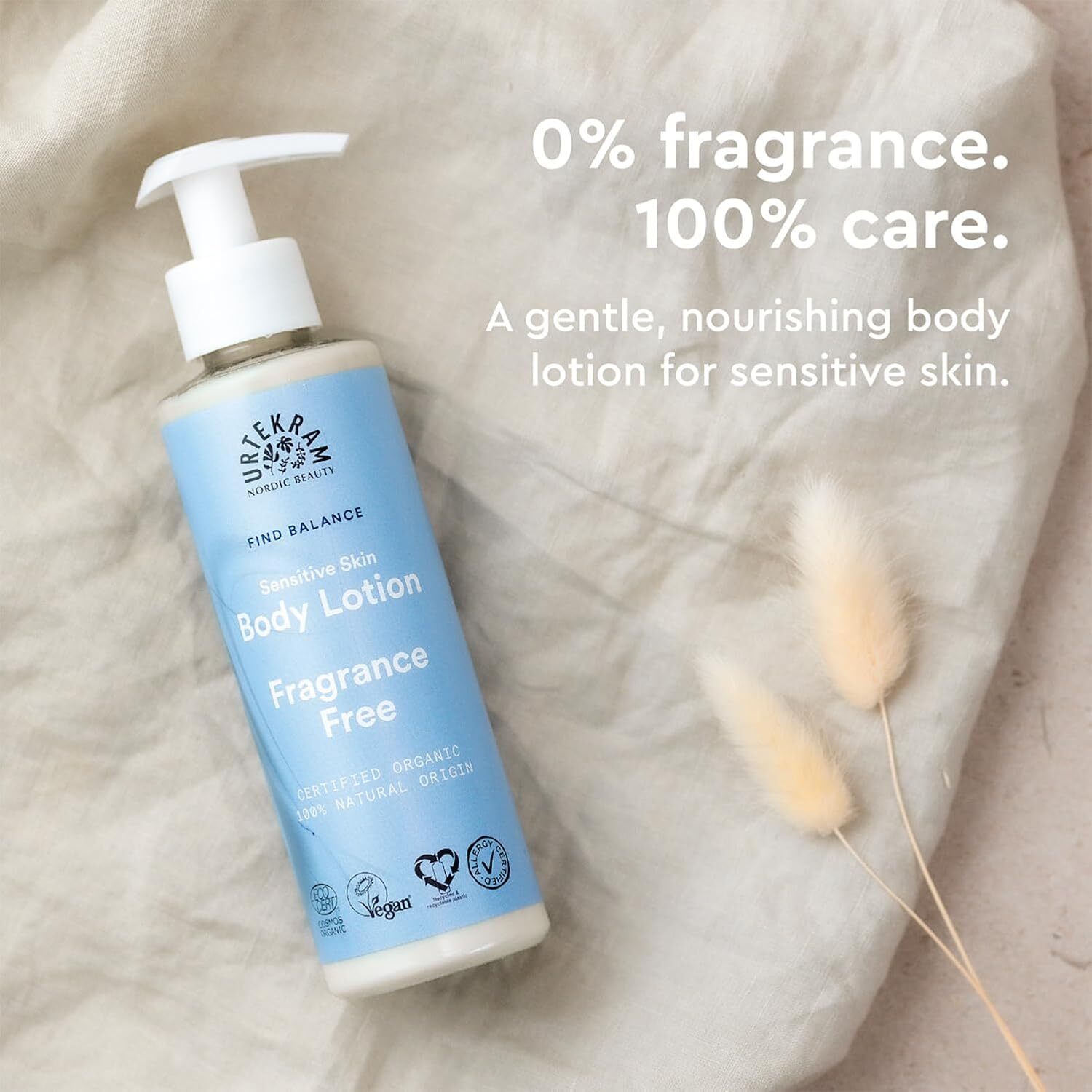 Urtekram Fragrance Free Sensitive Skin Body Lotion