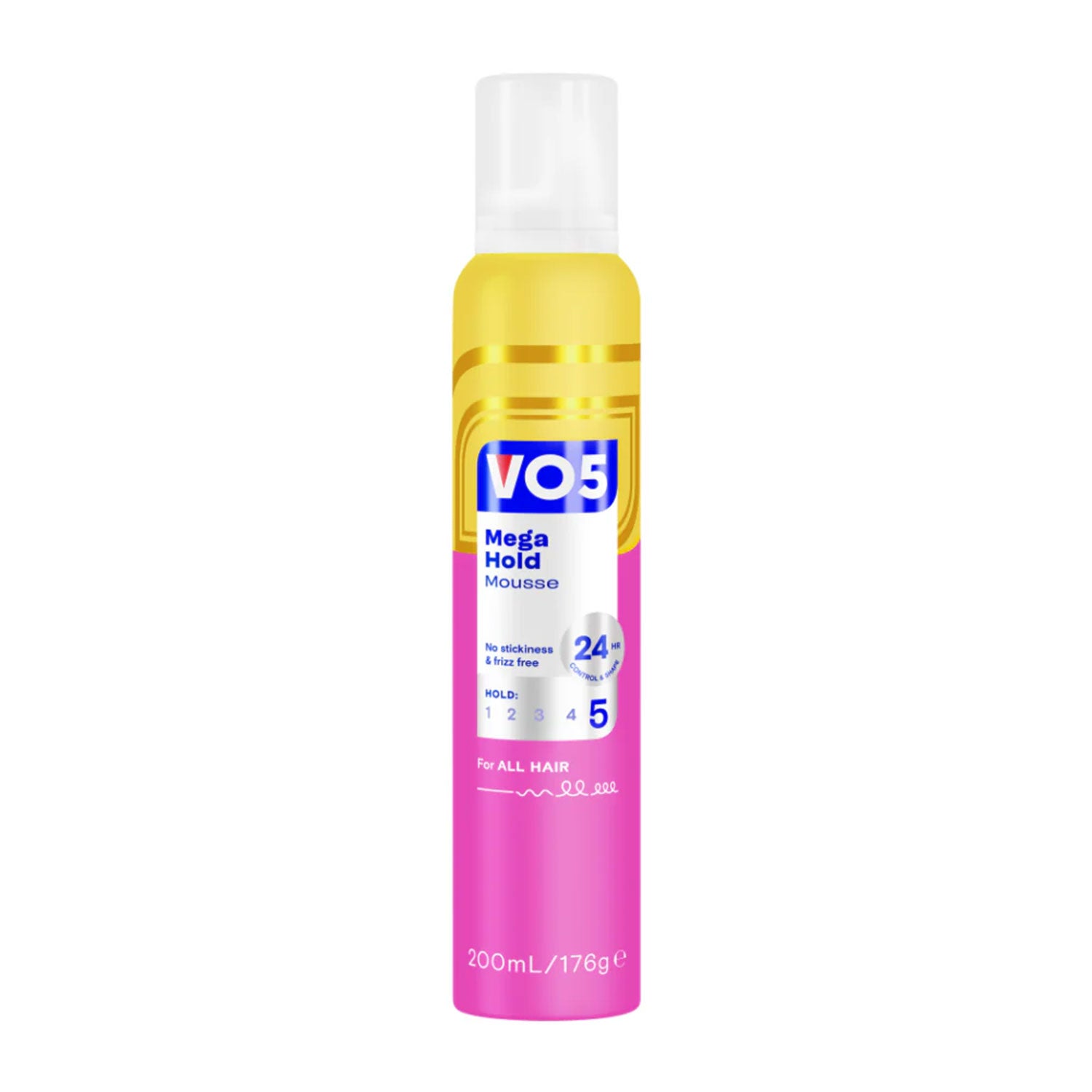 VO5 Weather Resistant Styling Mousse Mega Hold