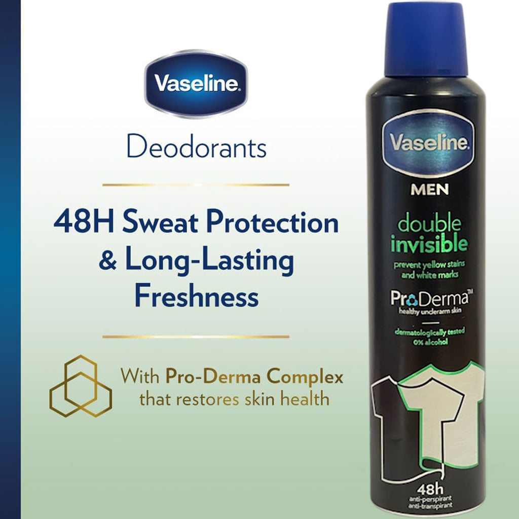 Vaseline Men Double Invisible Pro Derma 48H Anti Perisirant Spray