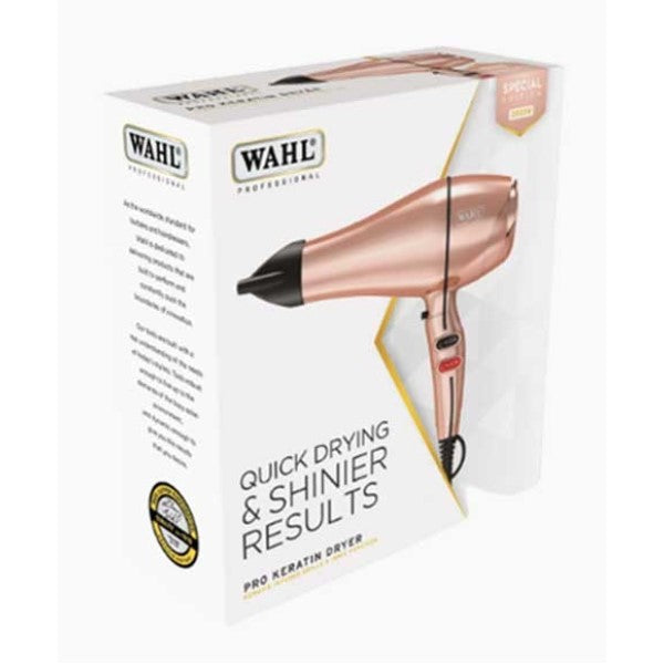 Wahl Professional Quick Drying Shinier Results Pro Keratin Dryer Rose Gold