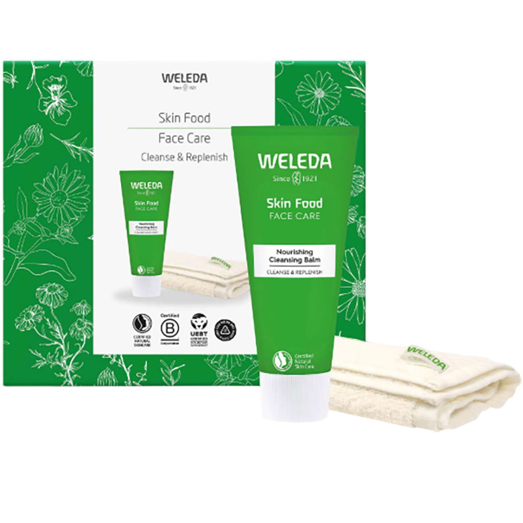 Weleda Skin Food Face Care Cleanse And Replenish Gift Set