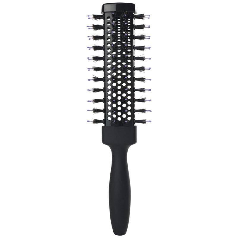 Wet Brush Pro Smooth and Shine round hairbrush for all hair types, featuring a sleek design and vented barrel.