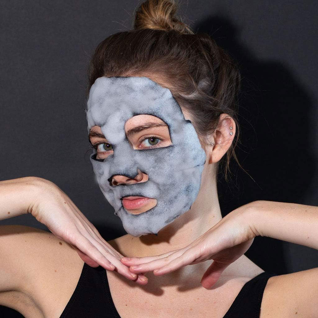 Yes To Tomatoes Anti Pollution Detoxifying Charcoal Bubbling Paper Mask