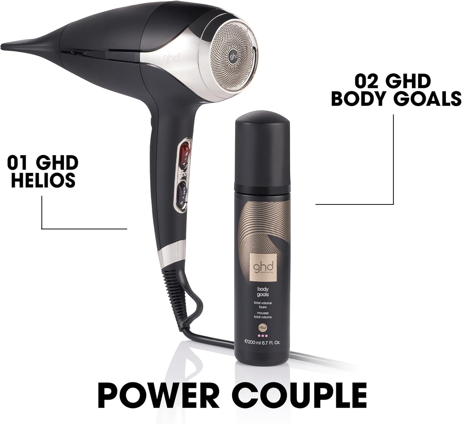GHD Helios Professional Hairdryer Black