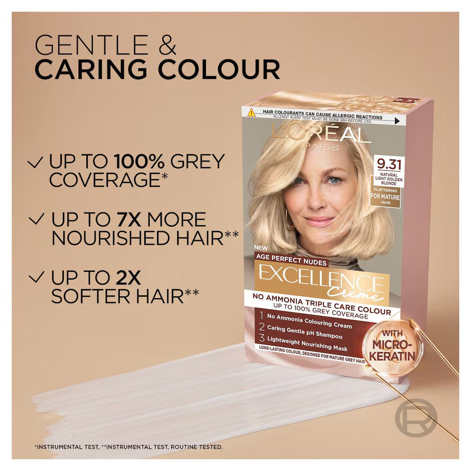 Loreal Age Perfect Nudes Excellence Creme Triple Care Colour