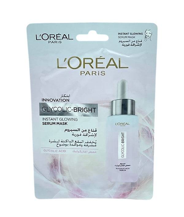 Loreal Innovation Glycolic Bright Instant Glowing Serum Mask