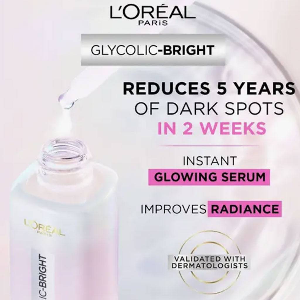 Loreal Innovation Glycolic Bright Instant Glowing Serum Mask