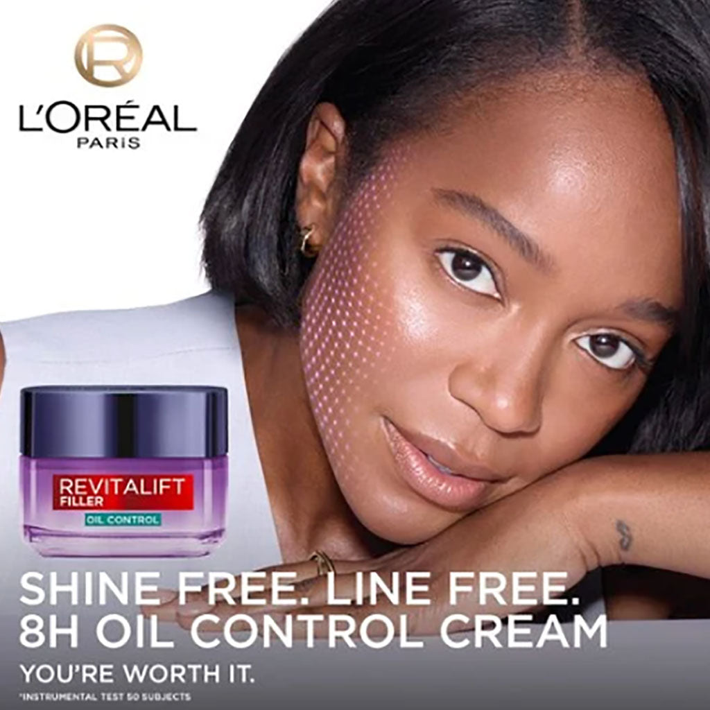 Loreal Revitalift Filler 8H Oil Control Hyaluronic Gel Cream