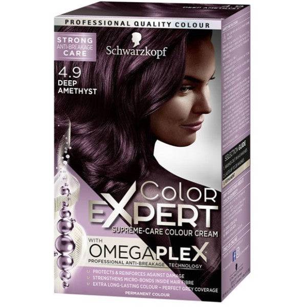 Schwarzkopf Color Expert Omegaplex Colour Cream 4.9 Deep Amethyst