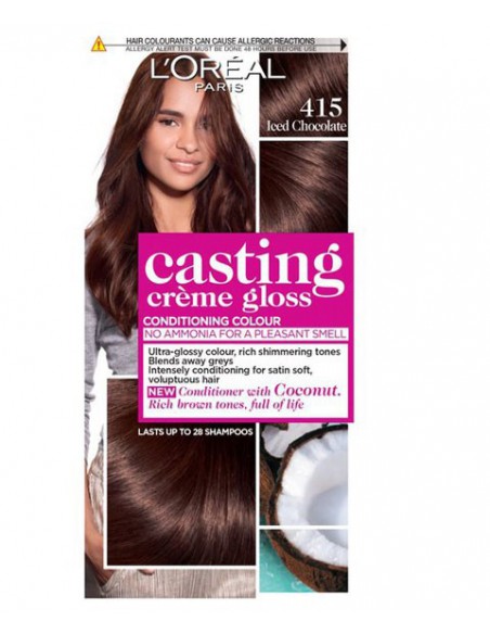 Casting Creme Gloss Conditioning Color 415 Iced Chocolate Casting Creme Gloss Conditioning Color 415 Iced Chocolate