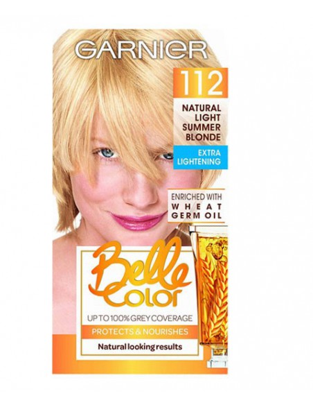 Belle Color Creme Permanent 112 Natural Light Summer Blonde Belle Color Creme Permanent 112 Natural Light Summer Blonde
