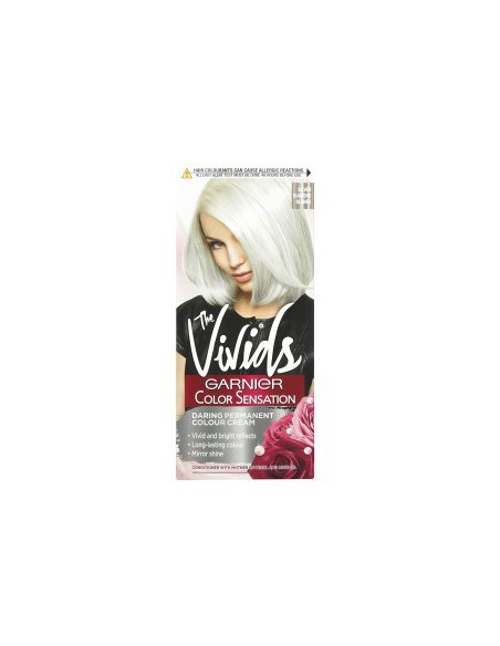 The Vivids Color Sensation Daring Permanent Hair Colour Cream Silver Diamond Blonde The Vivids Color Sensation Daring Permanent Hair Colour Cream Silver Diamond Blonde