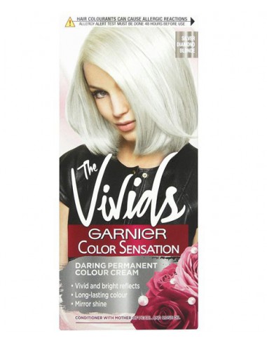 The Vivids Color Sensation Daring Permanent Hair Colour Cream Silver Diamond Blonde The Vivids Color Sensation Daring Permanent Hair Colour Cream Silver Diamond Blonde