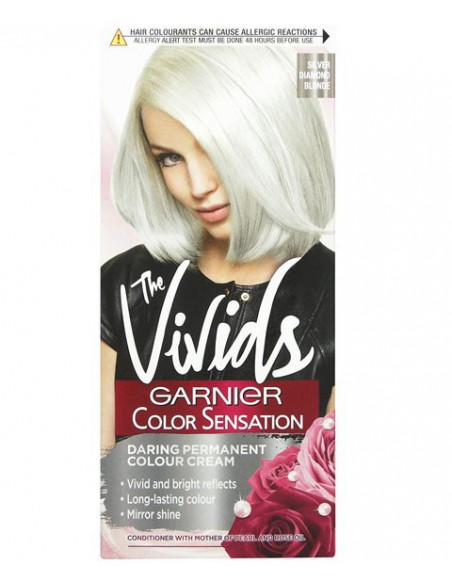 The Vivids Color Sensation Daring Permanent Hair Colour Cream Silver Diamond Blonde The Vivids Color Sensation Daring Permanent Hair Colour Cream Silver Diamond Blonde