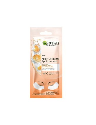 Skin Active Moisture Bomb Eye Tissue Mask With Orange Juice