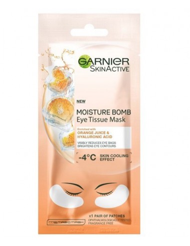 Skin Active Moisture Bomb Eye Tissue Mask With Orange Juice Skin Active Moisture Bomb Eye Tissue Mask With Orange Juice