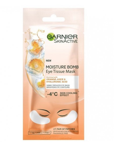 Skin Active Moisture Bomb Eye Tissue Mask With Orange Juice Skin Active Moisture Bomb Eye Tissue Mask With Orange Juice