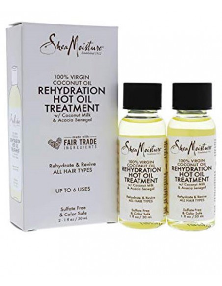 Shea Moisture100 Percent Virgin Coconut Oil Rehydration Hot Oil Treatment Shea Moisture100 Percent Virgin Coconut Oil Rehydration Hot Oil Treatment