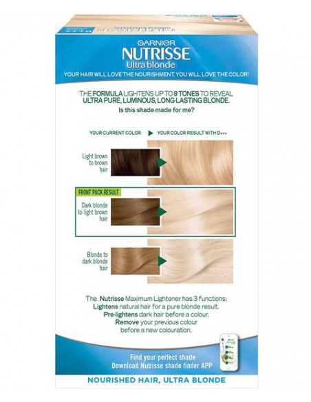 GarnierNutrisse Ultra Blonde Maximum Lightener GarnierNutrisse Ultra Blonde Maximum Lightener