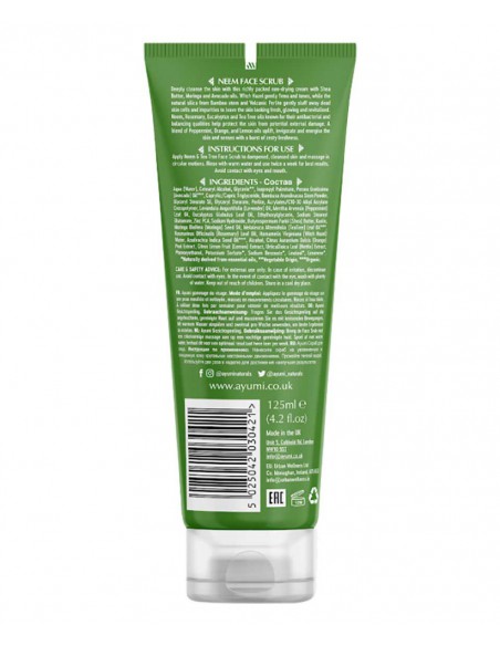 Ayumi Naturals Neem And Tea Tree Face Scrub Ayumi Naturals Neem And Tea Tree Face Scrub