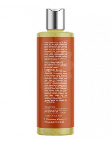 Ayumi Naturals Sandalwood And Ylang Ylang Body Wash Ayumi Naturals Sandalwood And Ylang Ylang Body Wash