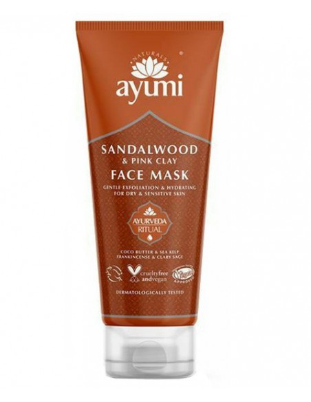 Ayumi Naturals Sandalwood And Pink Clay Face Mask Ayumi Naturals Sandalwood And Pink Clay Face Mask