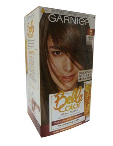 Belle Color Creme Permanent 5 Natural Brown Belle Color Creme Permanent 5 Natural Brown
