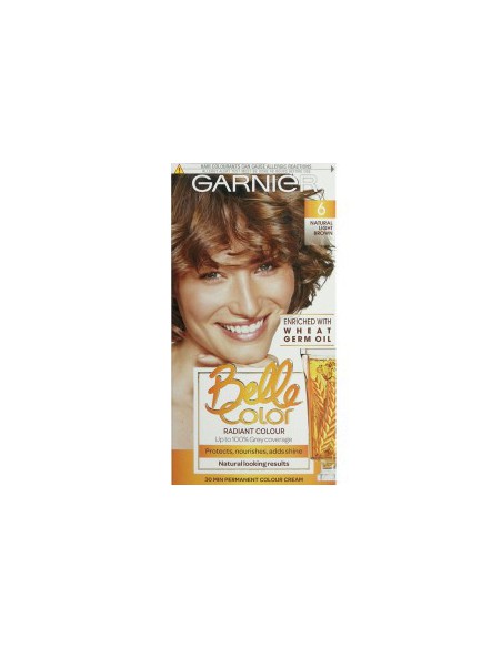 Belle Color Creme Permanent 6 Natural Light Brown Belle Color Creme Permanent 6 Natural Light Brown