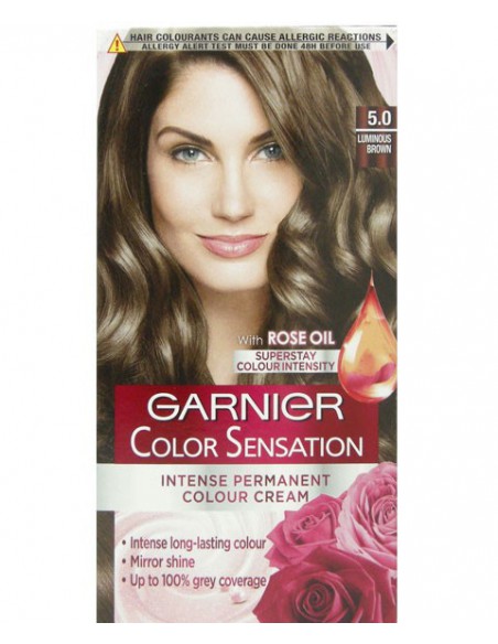 Color Sensation Intense Permanent Colour Cream Luminous Brown 5.0 Color Sensation Intense Permanent Colour Cream Luminous Brown 5.0