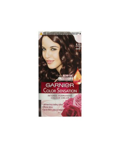 GarnierColor Sensation Intense Permanent Colour Cream Icy Chestnut 4.15 GarnierColor Sensation Intense Permanent Colour Cream Icy Chestnut 4.15