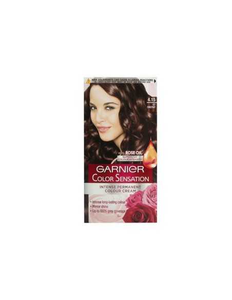 GarnierColor Sensation Intense Permanent Colour Cream Icy Chestnut 4.15 GarnierColor Sensation Intense Permanent Colour Cream Icy Chestnut 4.15