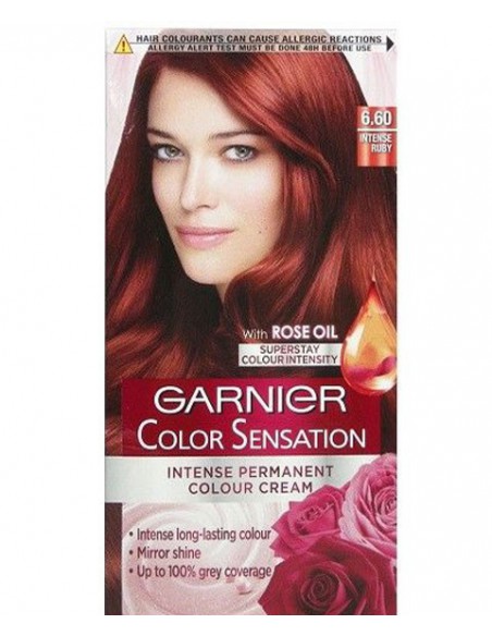 Color Sensation Intense Permanent Colour Cream Intense Ruby 6.60 Color Sensation Intense Permanent Colour Cream Intense Ruby 6.60