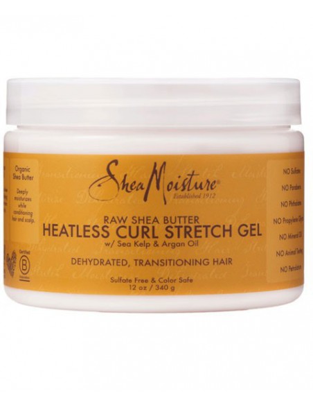 Raw Shea Butter Heatless Curl Stretch Gel Raw Shea Butter Heatless Curl Stretch Gel