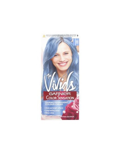 The Vivids Color Sensation Daring Permanent Hair Color Cream Aqua Blue The Vivids Color Sensation Daring Permanent Hair Color Cream Aqua Blue