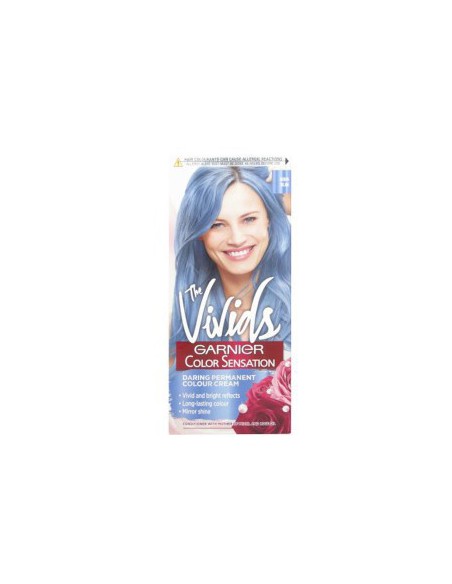 The Vivids Color Sensation Daring Permanent Hair Color Cream Aqua Blue The Vivids Color Sensation Daring Permanent Hair Color Cream Aqua Blue