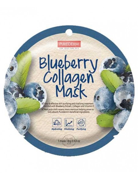 Purederm Blueberry Collagen Mask Purederm Blueberry Collagen Mask