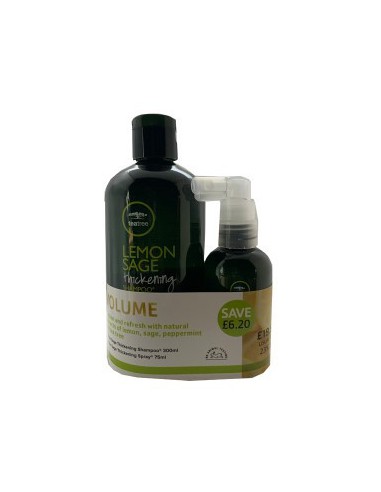 Lemon Sage Volume Thickening Shampoo And Thickening Spray